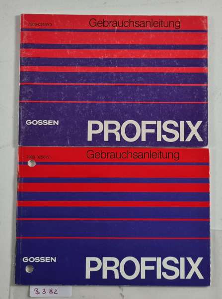 GOSSEN Profisix Instructions Manual German