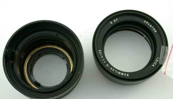 LEICA R Objektiv Ersatzteile Summilux R 1,4/35 35mm F1,4 ROM