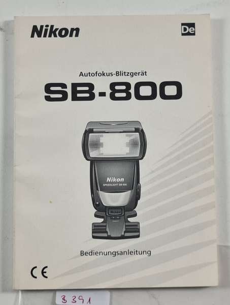 NIKON SB-800 Blitz Bedienungs-Anleitung