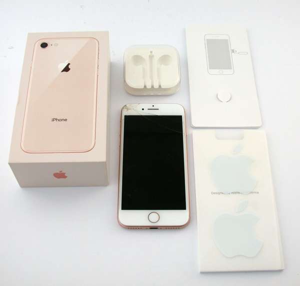 Apple iPhone 8 - 64 GB Gold Model A1905 BOX - DEFECTIVE - READ !!