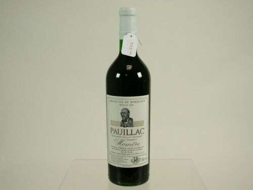 Wein Rotwein 1985 Pauillac Homere Grand Vin Bordeaux France