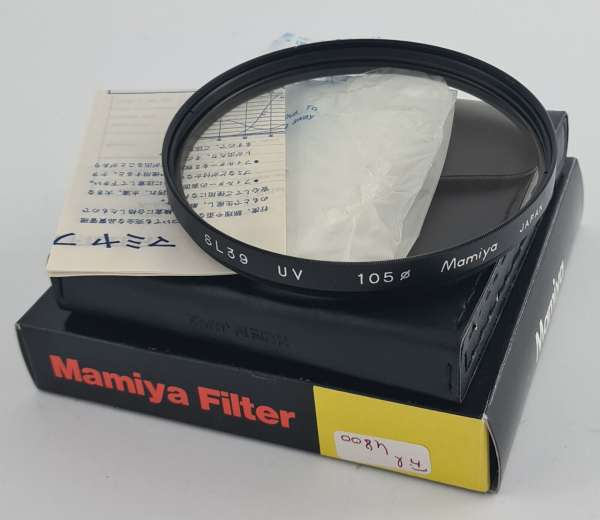 MAMIYA SL39 UV Objektiv Filter E105 105 105mm Japan Neu