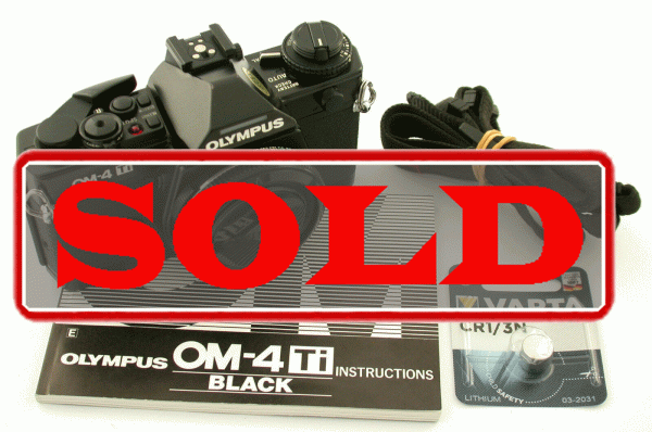 OLYMPUS OM-4 Ti Titan analog premium Topmodell Gehäuse 35mm SLR