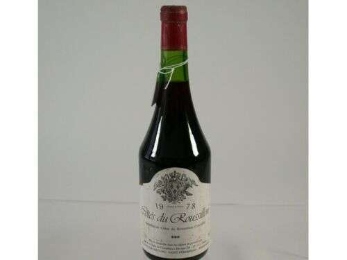 Wein Rotwein 1978 Geburtstag Cotes Du Roussillon France