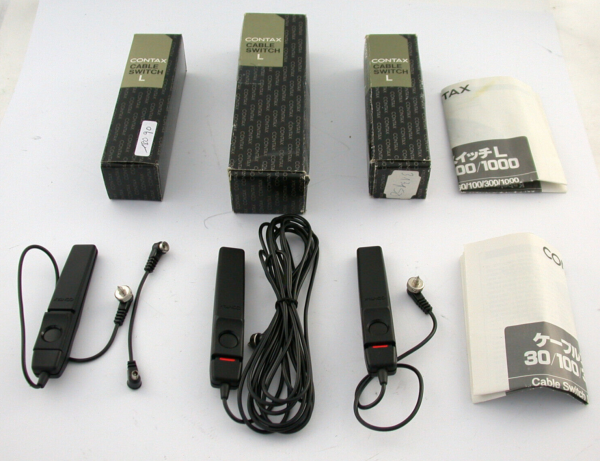 CONTAX 3x L 30 300 Synchro-Adapter Kabel-Auslöser TOP